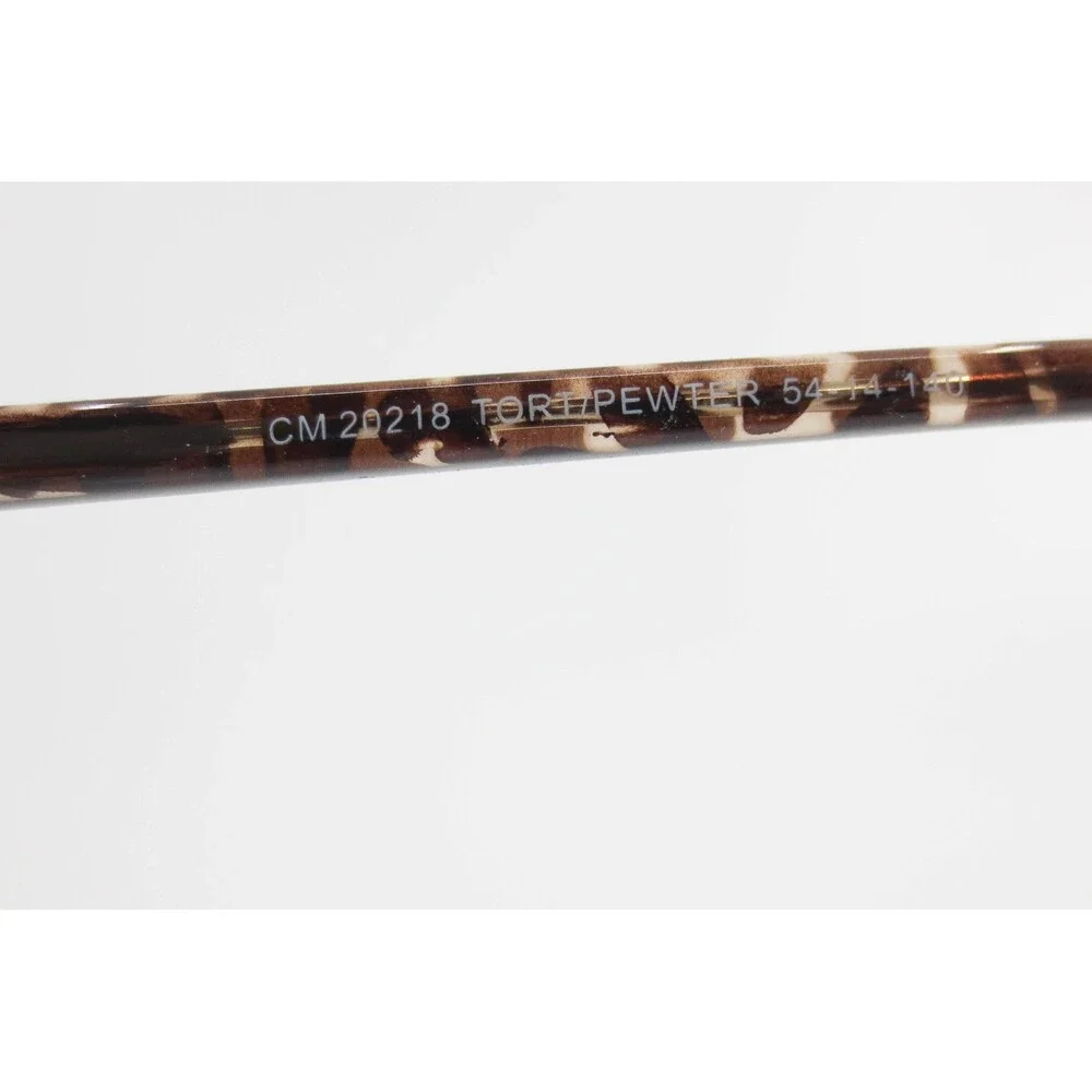Chelsea Morgan CM 20218 Tortoise Pewter Cat Eye Eyeglasses Frames 54-14-140